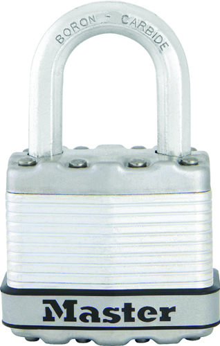 Master Lock Magnum M1XKAD Keyed Padlock, 1-3/4 in W Body, Stainless Steel