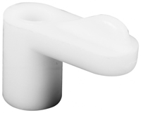 Make-2-Fit PL 7775 Window Screen Clip with Screw, Plastic, White