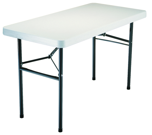 Lifetime Products 2940 Light Commercial, Rectangular Folding Table, 200 lb