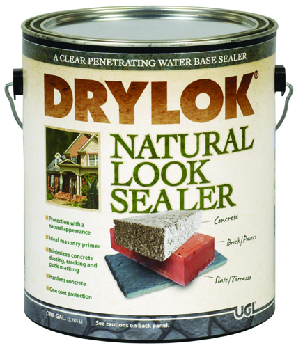 UGL DRYLOK 22113 Natural Look Sealer, Liquid, Clear, 1 gal Pail