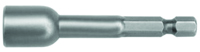 IRWIN 3548521C Nutsetter, 3/8 in Drive, Lobular Drive, 1/4 in L Shank, Hex