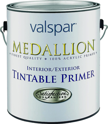VALSPAR Medallion 192 Interior/Exterior Tintable Primer, Gray, 1 gal Pail