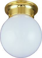 Boston Harbor Dimmable Ceiling Light Fixture, (1) 60/13 W Medium A19/Cfl