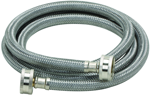 Fluidmaster 9WM60 Washing Machine Hose, 3/4 in Female x Female Thread,