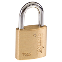 TOLEDO 25MM BRASS PADLOCK