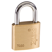 TOLEDO 30MM BRASS PADLOCK