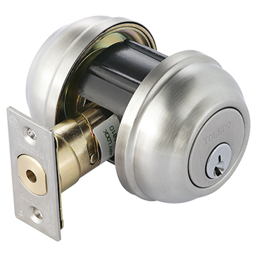 TOLEDO DEADBOLT DOUBLE CHROME