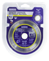 Vulcan Continuous Rim Circular Saw Blade, 4-1/2 In Dia X 0.08 In Thick, 5/8