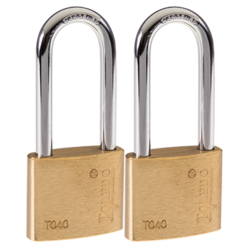 TOLEDO 40MM BRASS KEYALIKE PADLO