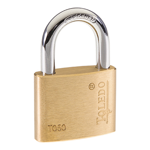 TOLEDO 50MM BRASS PADLOCK