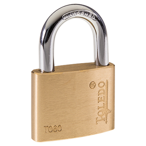 TOLEDO 60MM BRASS PADLOCK