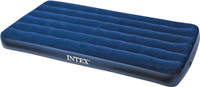 INTEX 68757 Downy Airbed Mattress, Vinyl, Blue