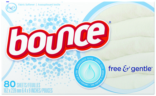 BOUNCE Free & Gentle 82366 Fabric Softener Dryer Sheet