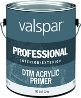 VALSPAR PROFESSIONAL 81146 DTM Primer, Gray, 1 gal