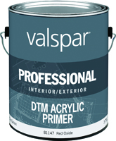 VALSPAR PROFESSIONAL 81147 DTM Primer, Red Oxide, 1 gal