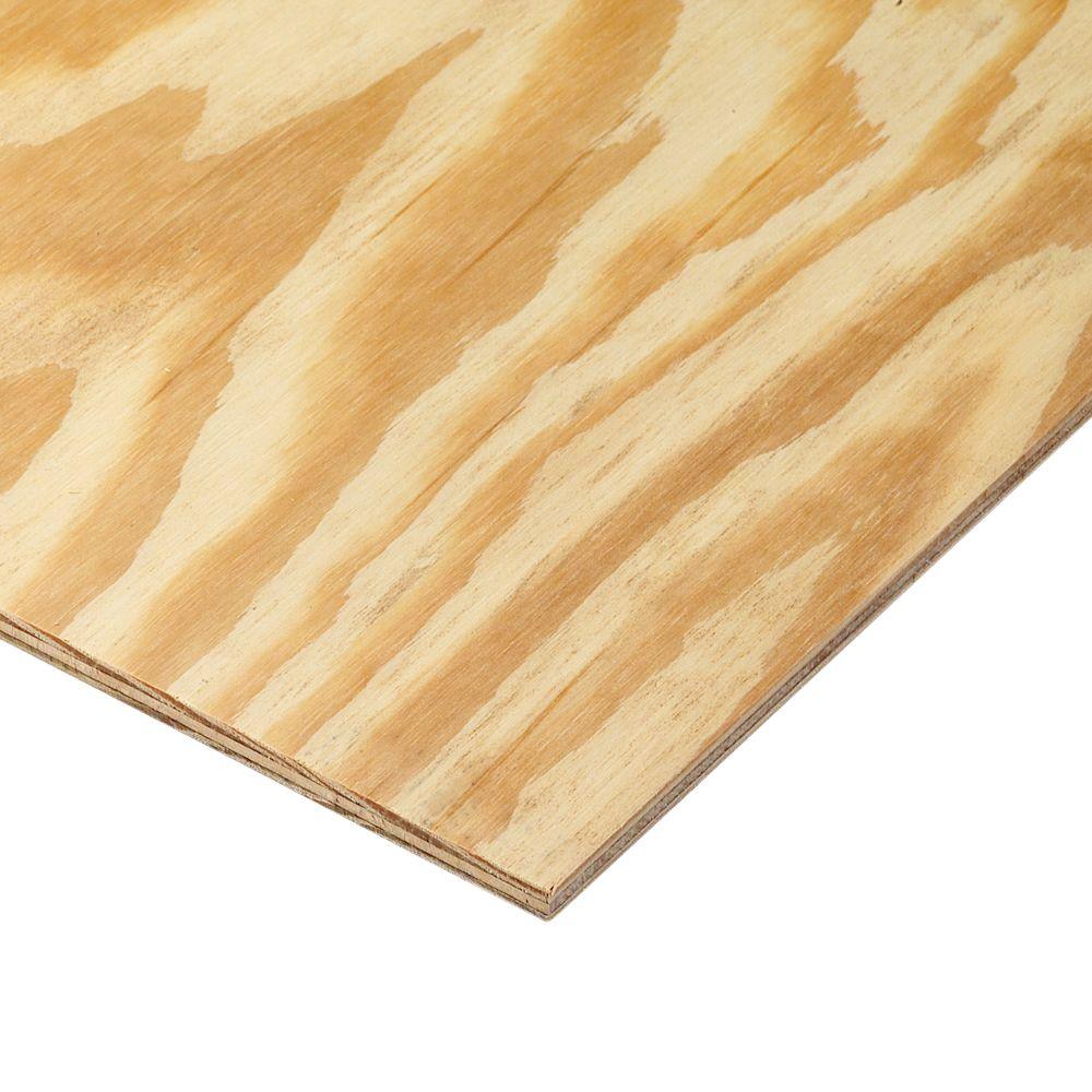 PLY EXT 1/2X4X8FT (12MM) UNTREAT