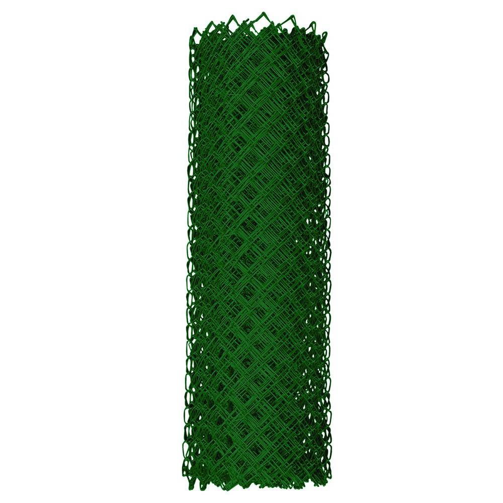 9.5 X 4FT PVC CYCLONE FENCE GREE