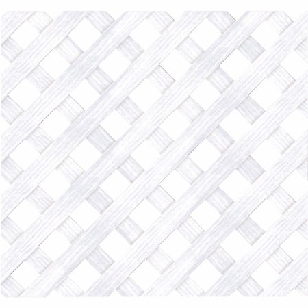 LATTICE PRIVACY 4 X 8 WHITE