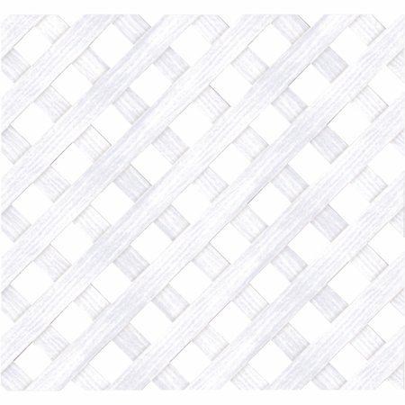 LATTICE PRIVACY 4 X 8 WHITE