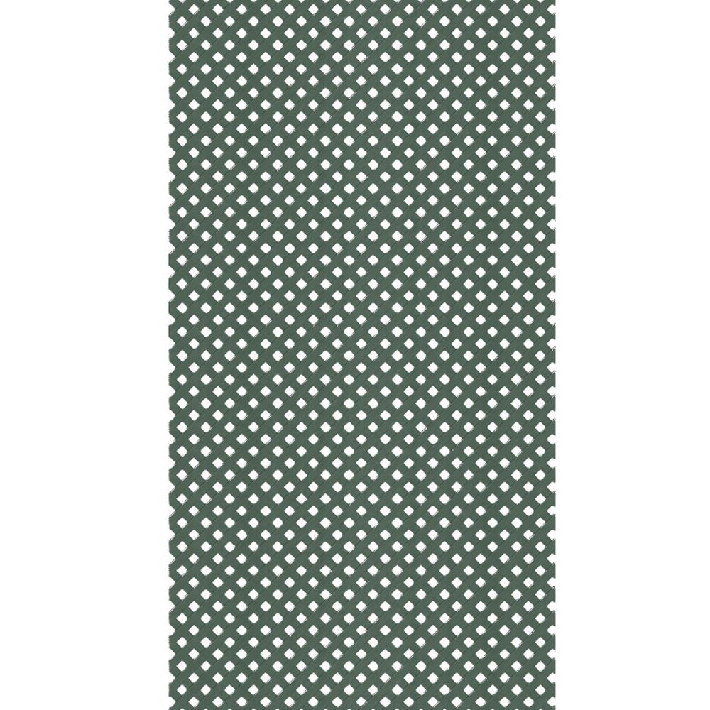LATTICE PRIVACY DARK GREEN 4X8
