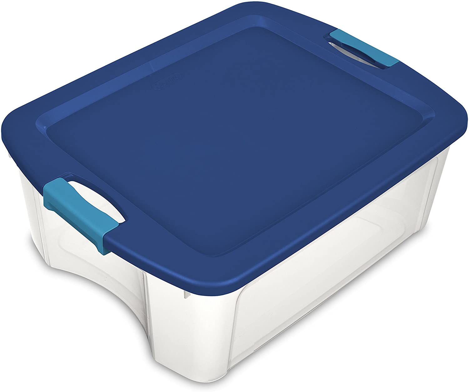 Departments Sterilite 14449606 Carry Tote, 12 gal Capacity, Plastic, Clear