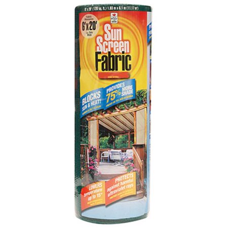 FABRIC SUN SCREEN WHEAT 6X20FT