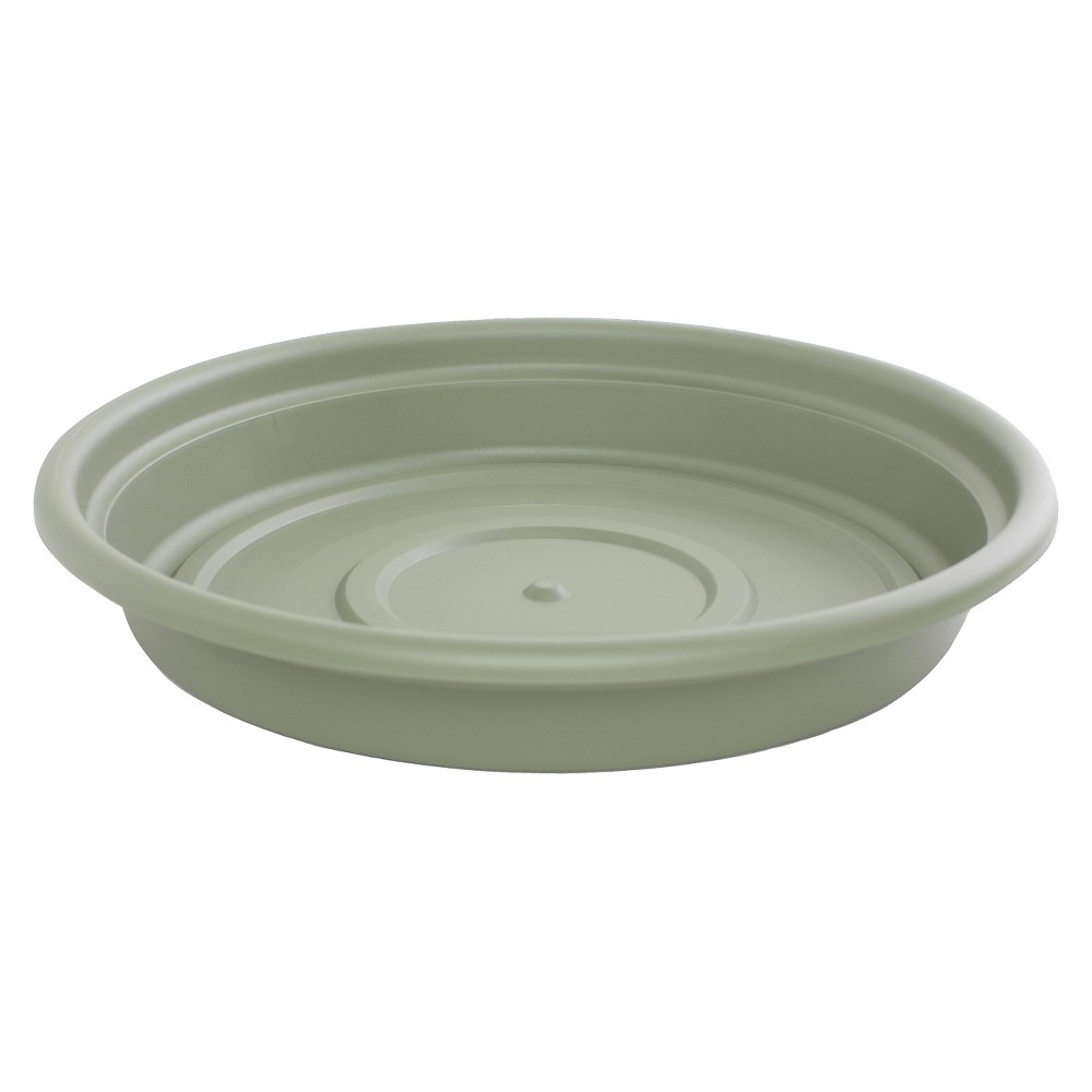 BLOEM 8"DURA COTTA SAUCER GREEN