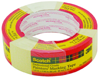 Scotch 20501.5 Performance Painting Masking Tape, 60.1 yd L, 1-1/2 in W,