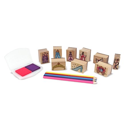 WOODEN PRINCESS STAMP SET