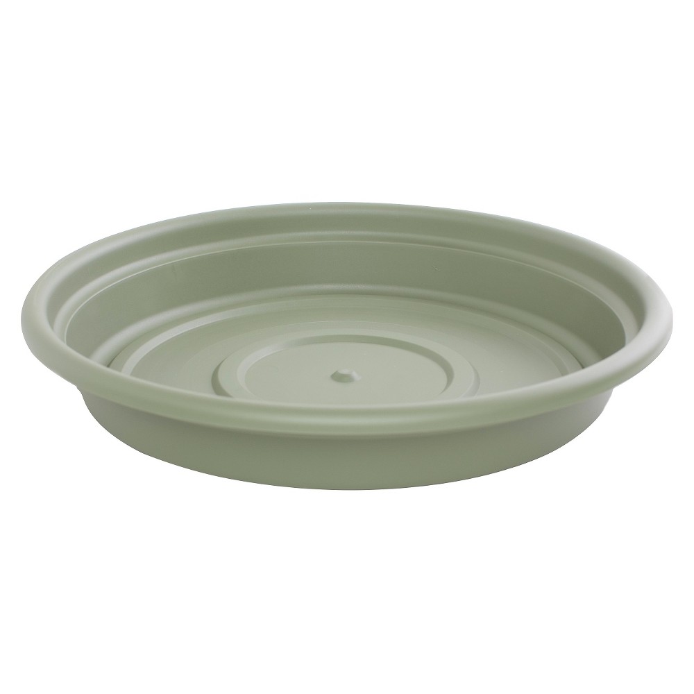 BLOEM 16"DURA COTTA SAUCER GREEN