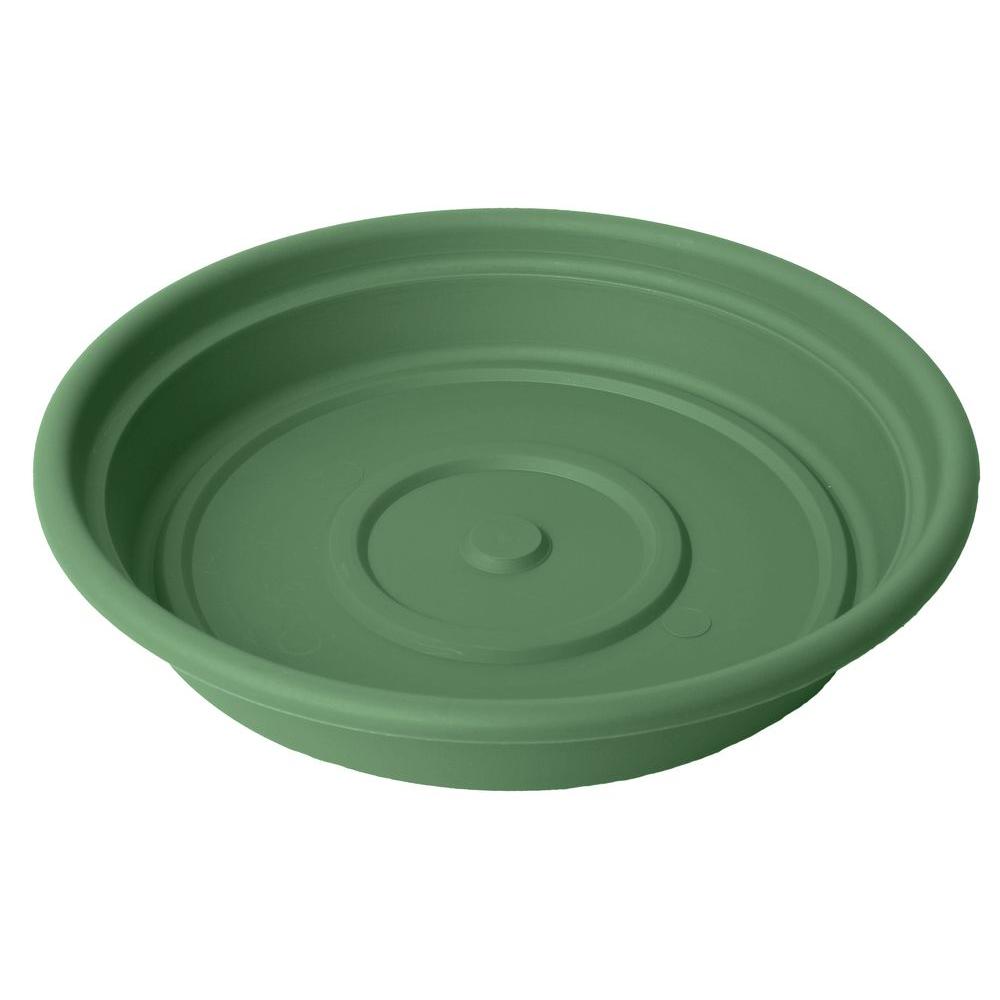 BLOEM 6"DURA COTTA SAUCER GREEN