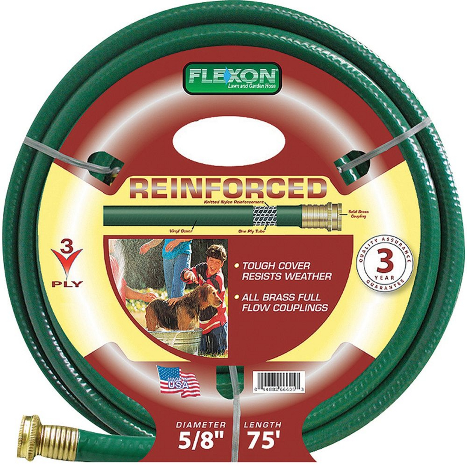 FLEXON GARDEN HOSE 5/8 X75FT