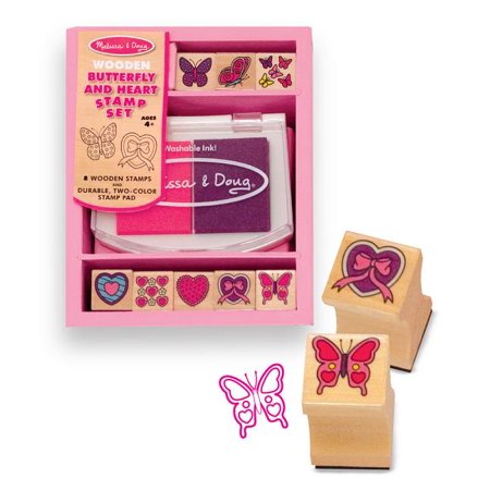 BUTTERFLY & HEARTS STAMP SET
