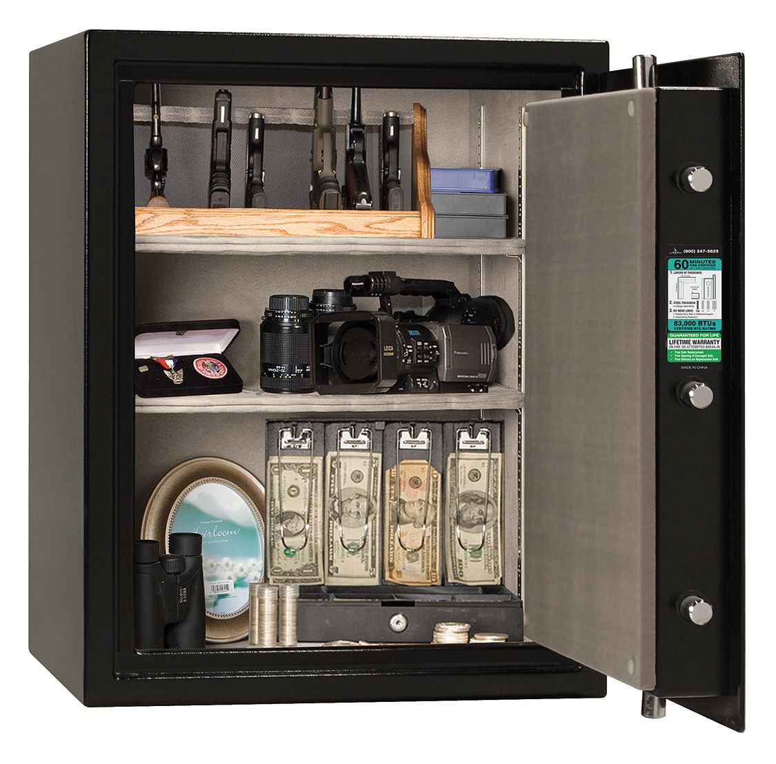 Departments Liberty Safe 3.7 cu. ft. Gun Safe, 260 lb BLACK