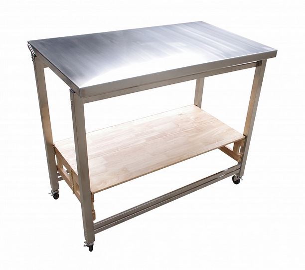 The Stainless Steel Folding Kitchen Island