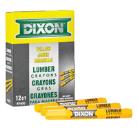 Dixon by Toconderoga 49600 Lumber Crayon, Yellow, 12 Box