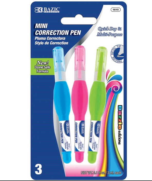 BAZIC 3ML MINI CORRECTION PEN