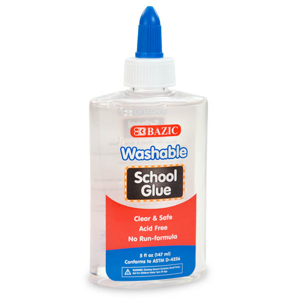 BAZIC GLUE CLEAR WASHABLE