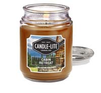 Candle-Lite Essential Elements Cabin Retreat Candle 10 oz.
