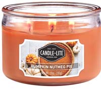 Candle-Lite Essential Elements Pumpkin Nutmeg Candle 10 oz.
