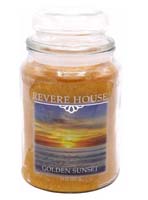 Revere House by Candle-lite Scented Single Wick Jar Candle, Golden Sunset -