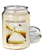 Candle-lite Scented Single Wick Jar Candle, Vanilla Cream - 23 oz