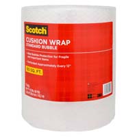 Scotch 7960 Cushion Wrap, 60 ft L, Clear, Nylon/Polyethylene