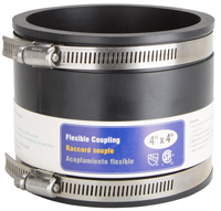 ProSource Flexible Pipe Coupling, 4 In