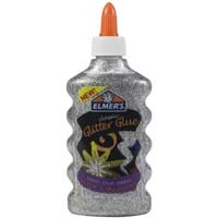 ELMER GLITTER GLUE SILVER 6OZ