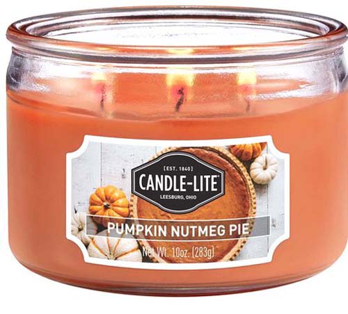 Candle-Lite Essential Elements Pumpkin Nutmeg Candle 10 oz.