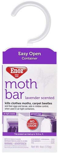 Enoz Lavender Scented Moth Bar 6 Pack