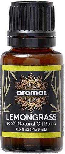 100% PURE & NATURAL ESSENTIAL OIL LEMONGRASS 0.5OZ