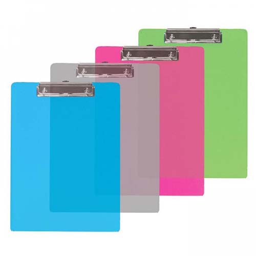 BAZIC PLASTIC CLIPBOARD 8.5""