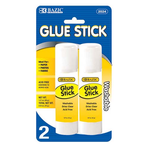 BAZIC JUMBO GLUE STICK 1.27OZ